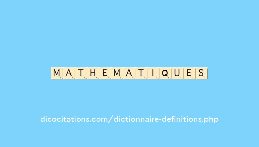 mathematiques
