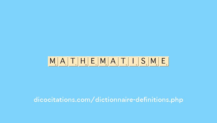 mathematisme