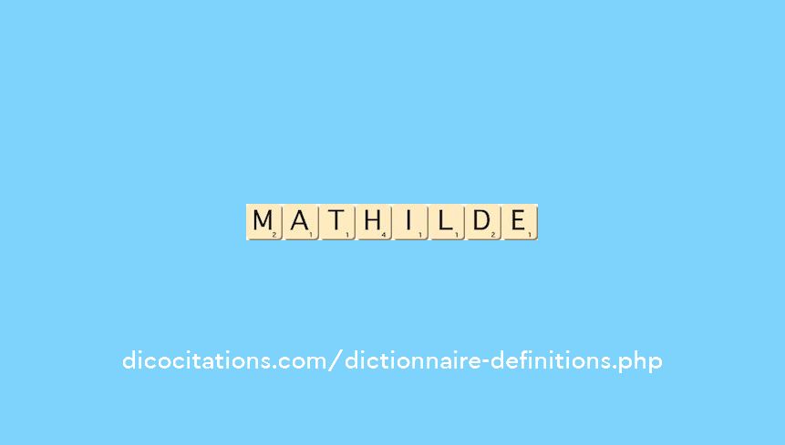 mathilde mathilde