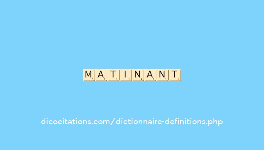 matinant matinant