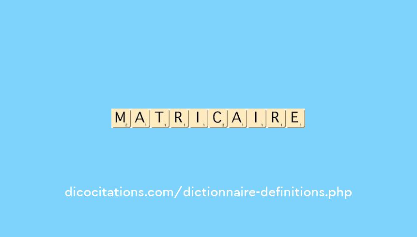 matricaire