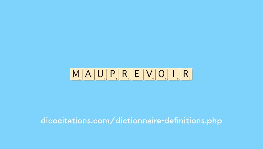 mauprevoir