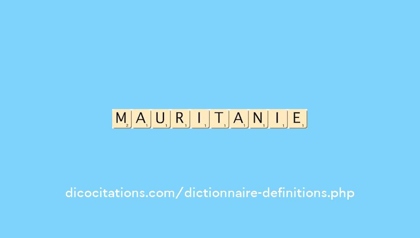 mauritanie mauritanie