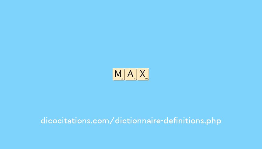 max max