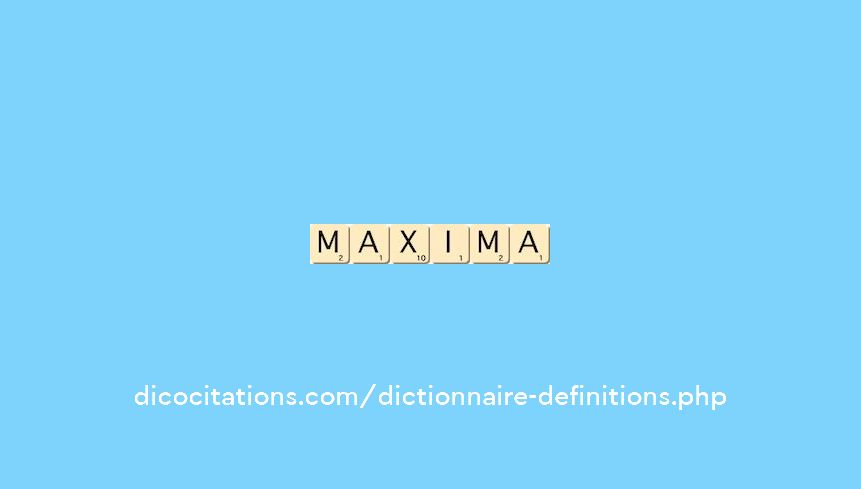 maxima maxima