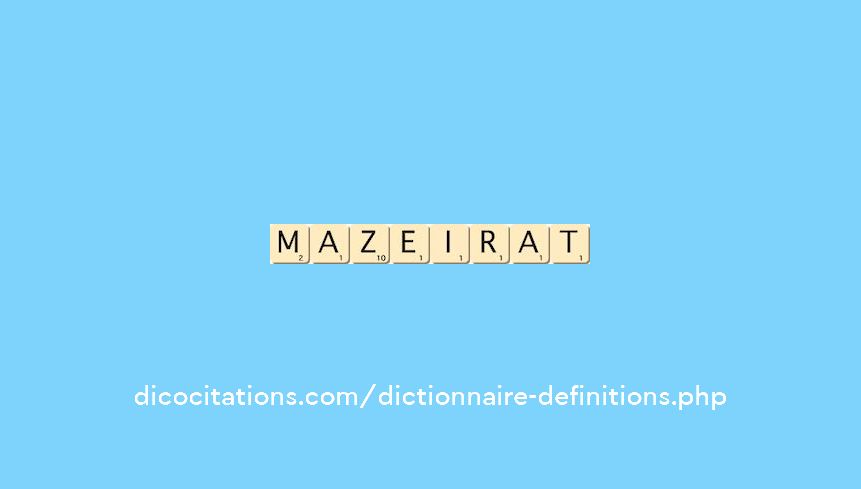 mazeirat