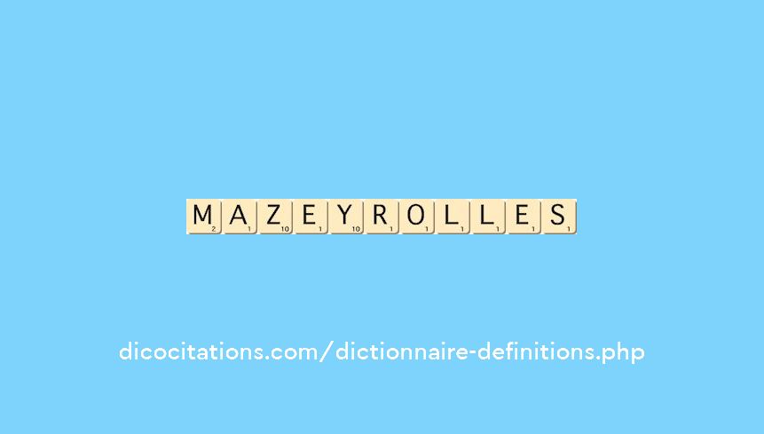 mazeyrolles