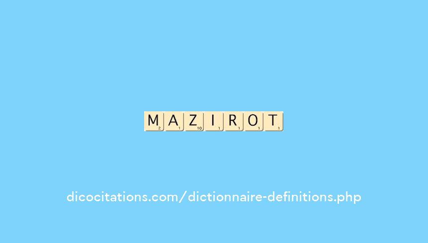 mazirot