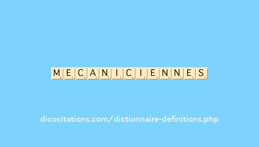 mecaniciennes