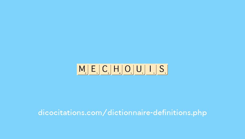 mechouis mechouis