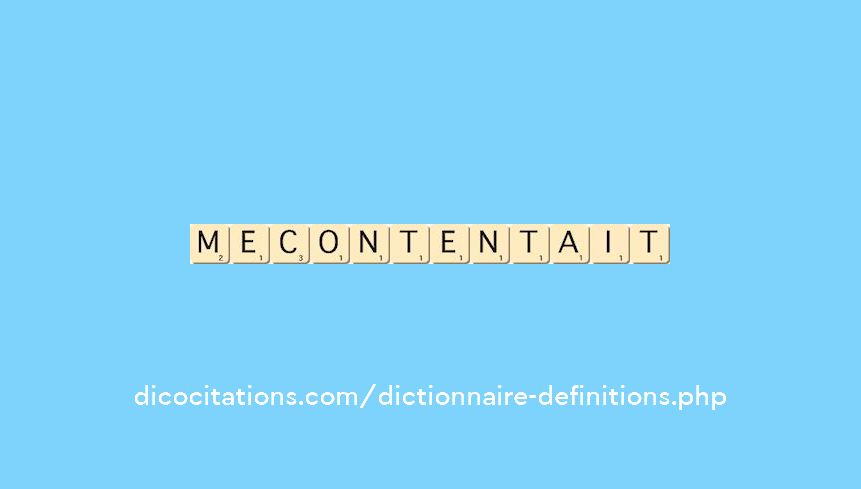 mecontentait mecontentait