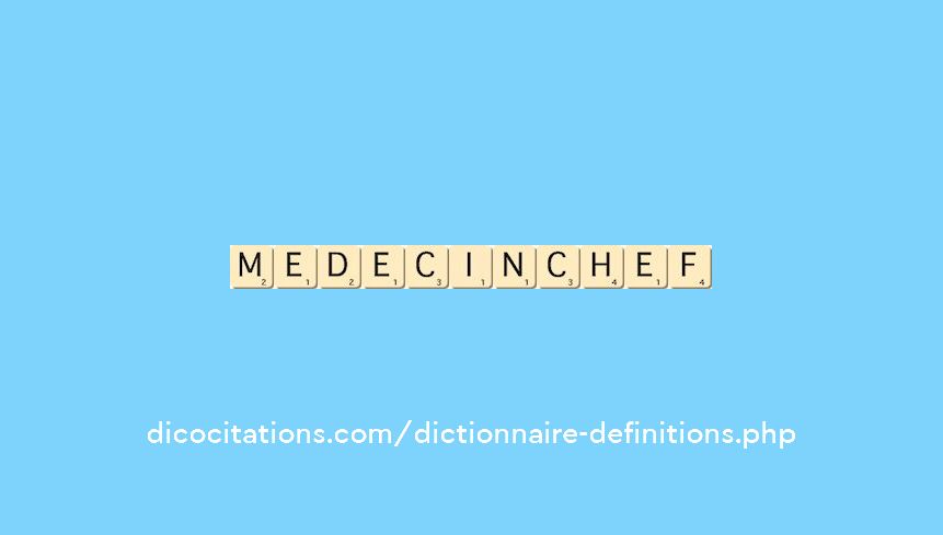 medecin-chef