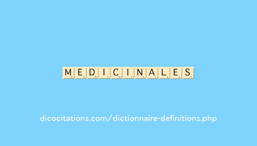 medicinales medicinales