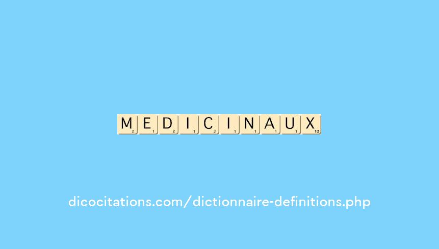 medicinaux