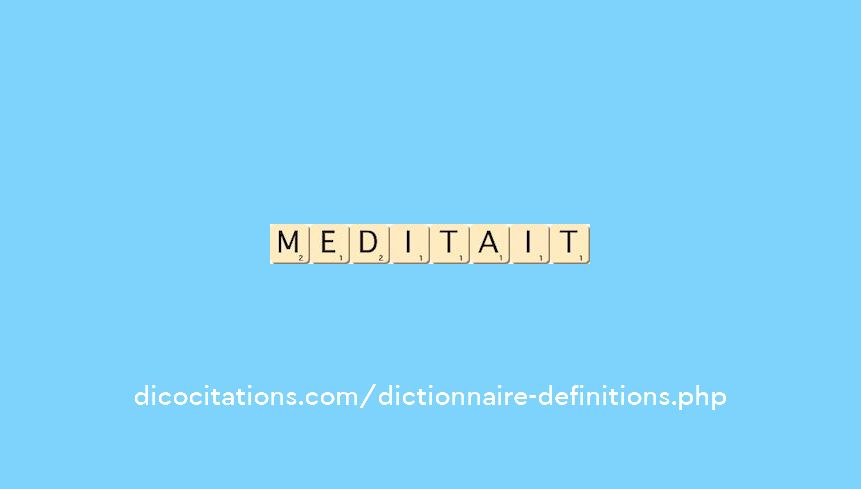 meditait