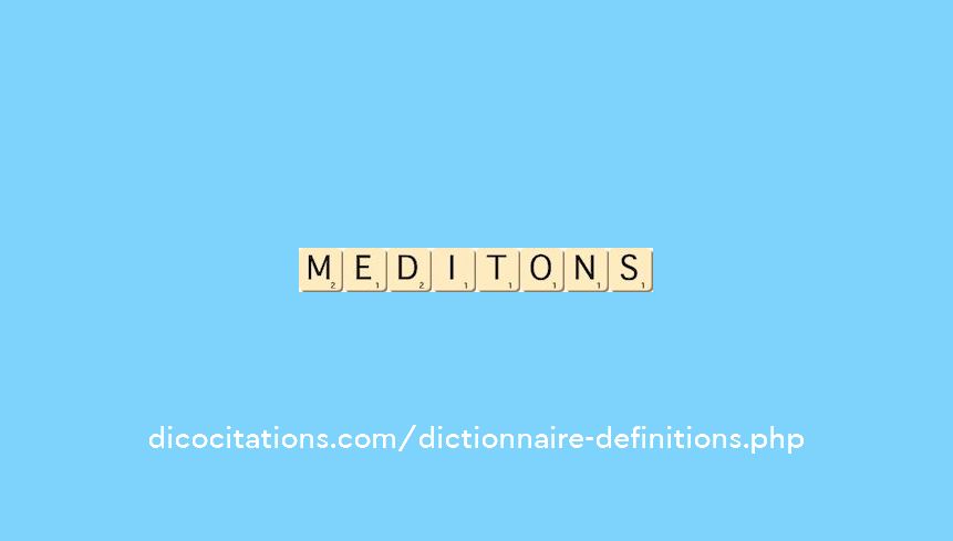 meditons meditons