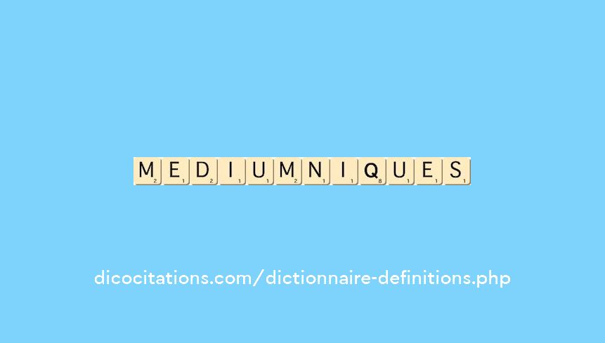 mediumniques mediumniques