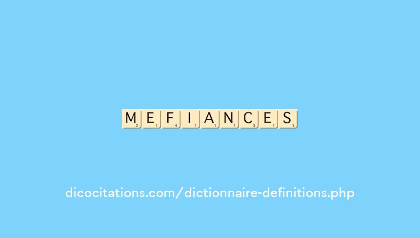 mefiances mefiances