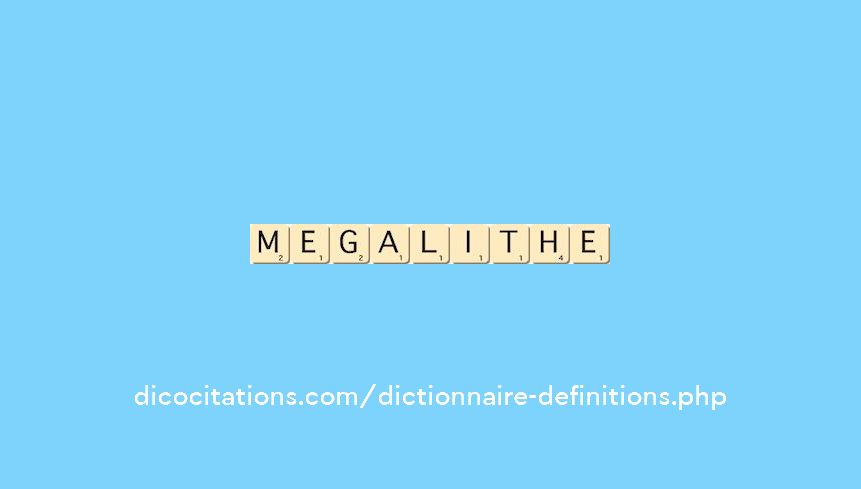 megalithe megalithe