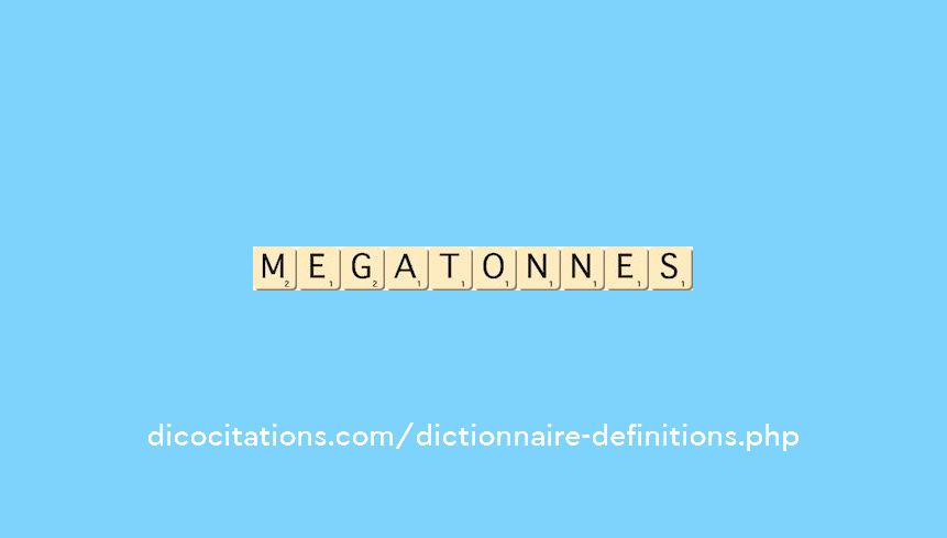 megatonnes