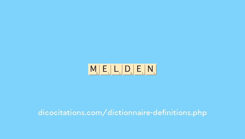 melden