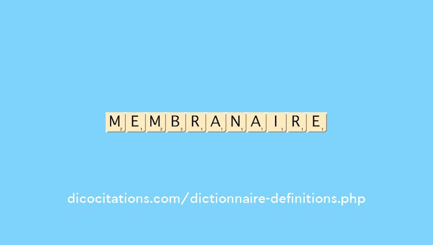 membranaire membranaire
