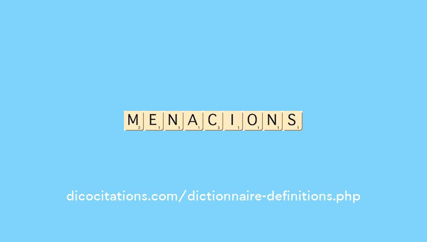 menacions