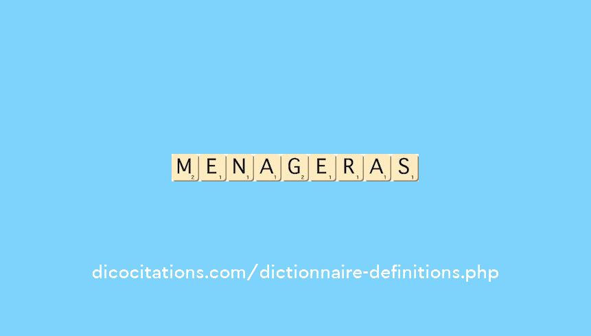 menageras menageras