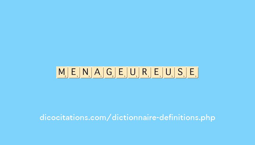 menageur--euse