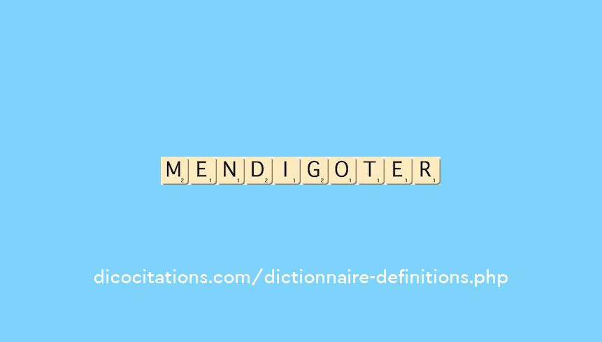 mendigoter mendigoter