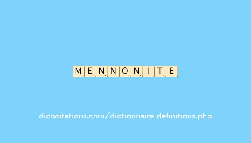 mennonite mennonite