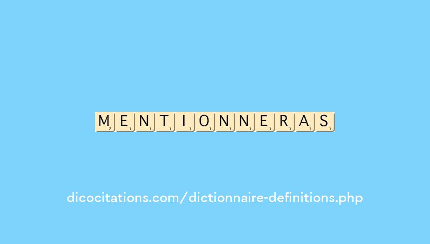 mentionneras mentionneras