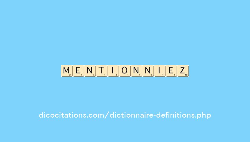 mentionniez mentionniez