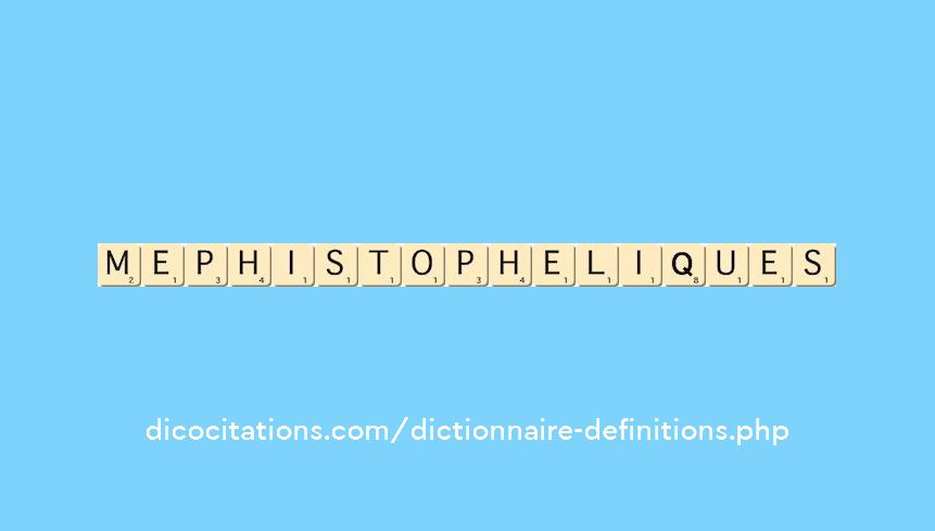mephistopheliques mephistopheliques