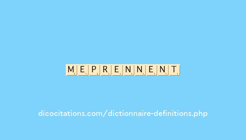 meprennent meprennent