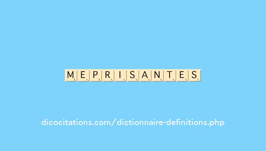 meprisantes meprisantes