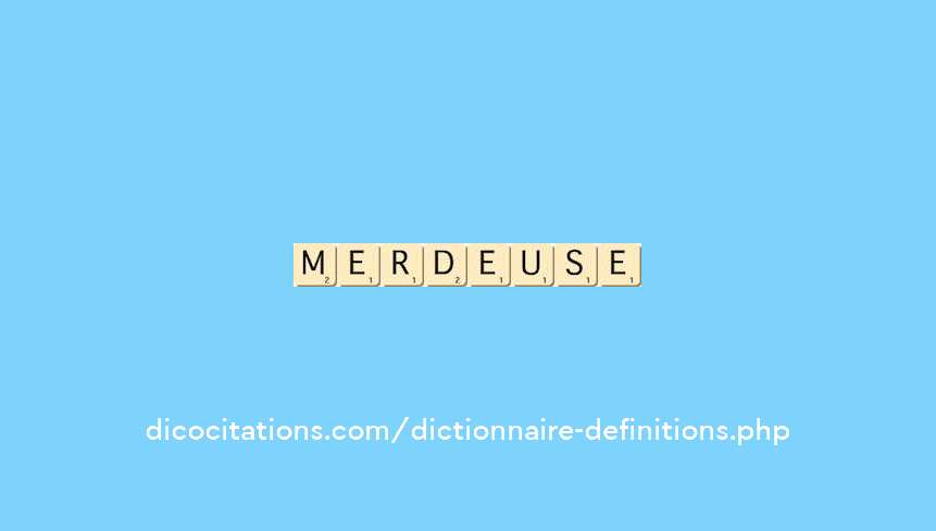 merdeuse merdeuse
