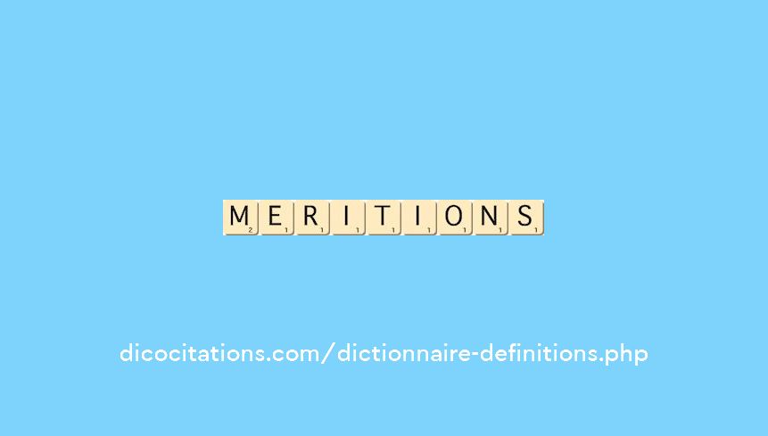meritions meritions