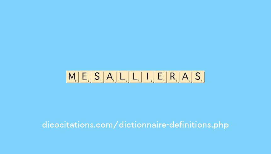 mesallieras mesallieras
