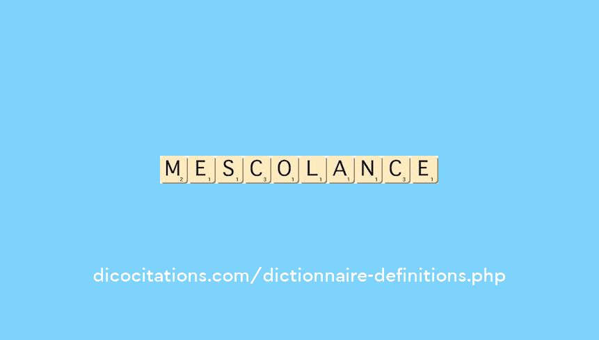 mescolance