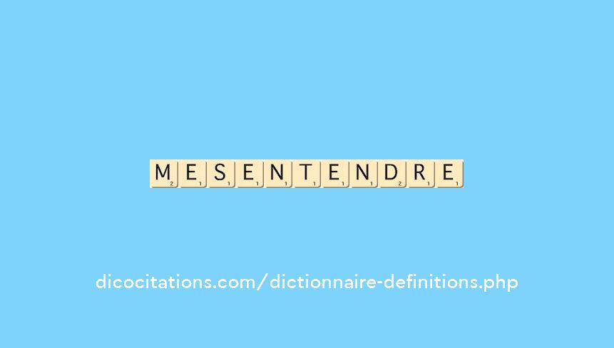 mesentendre