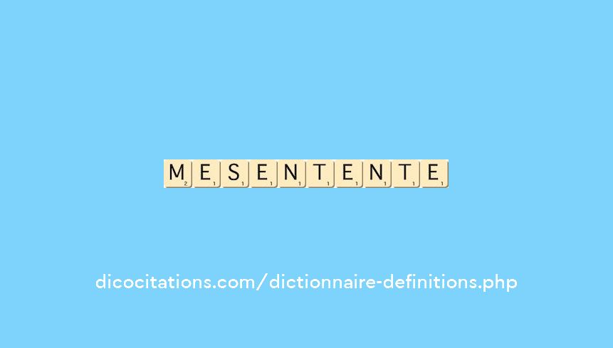 mesentente