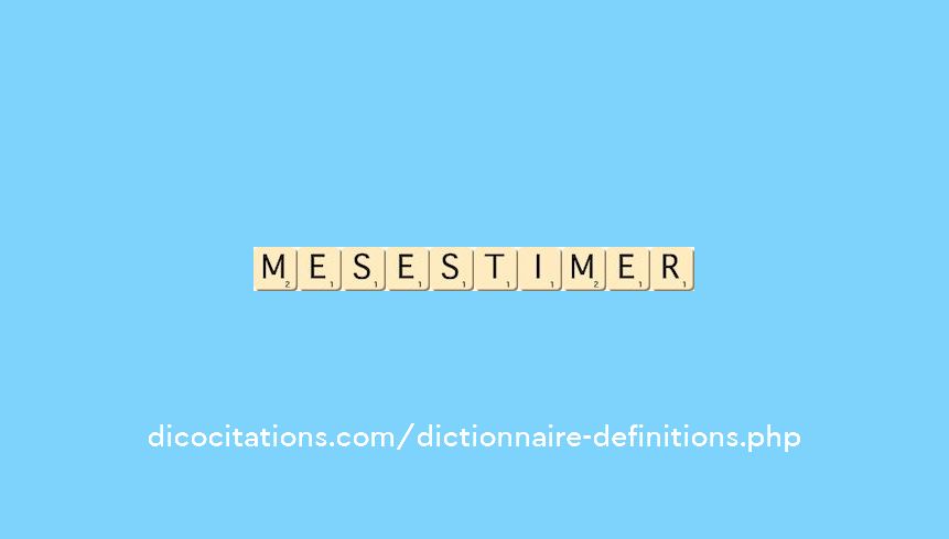 mesestimer