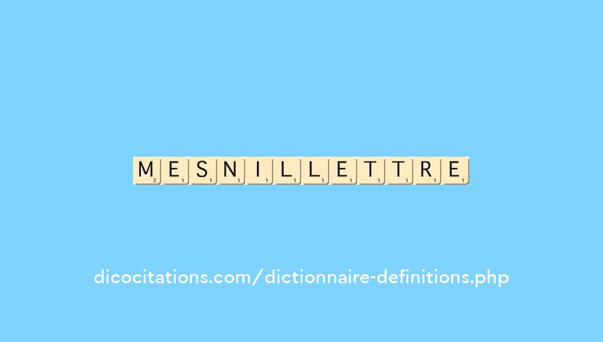 mesnil-lettre