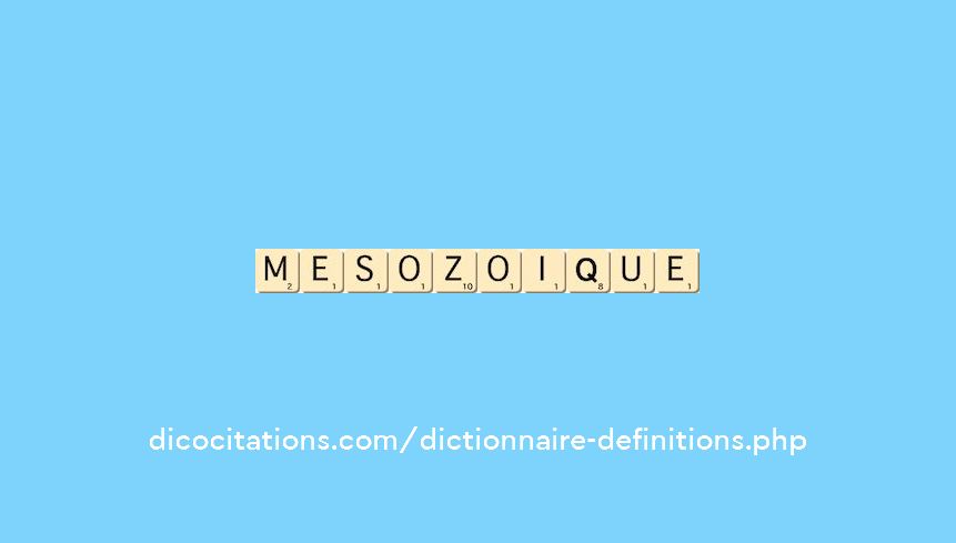 mesozoique