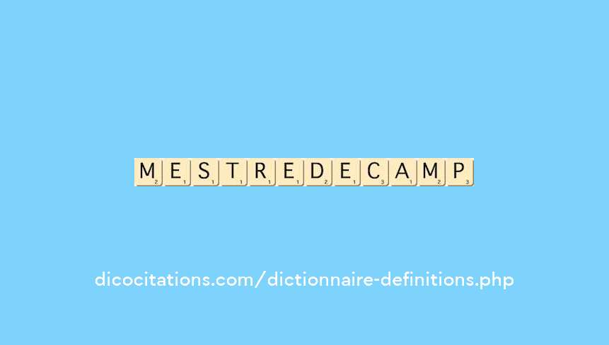 mestre-de-camp