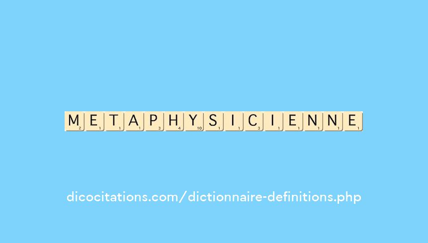 metaphysicienne metaphysicienne