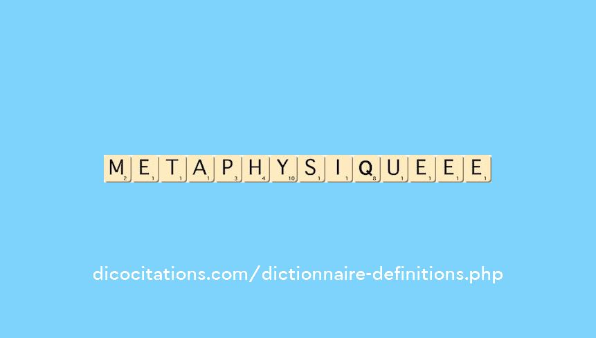 metaphysique--ee