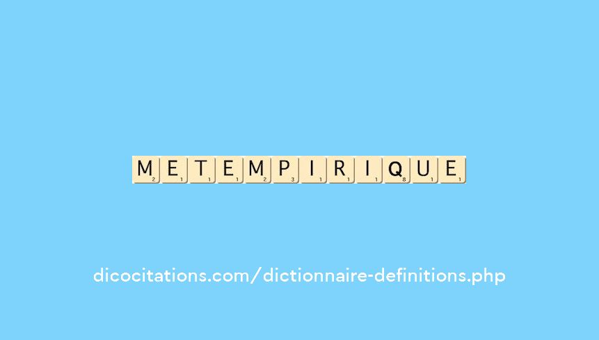 metempirique