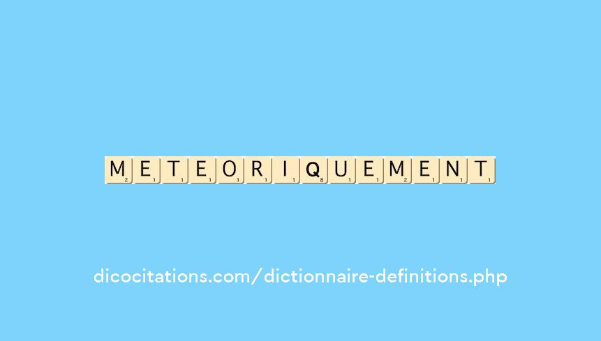 meteoriquement